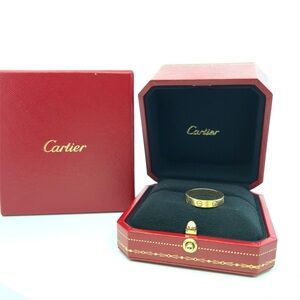 Authentic Cartier LOVE 18k Yellow Gold Wedding Band Ring Size 53 US 6 3/4
